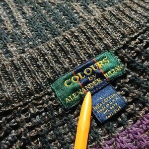 Vintage 90's Colours By Alexander Julian Cardigan - Adult Men's Size Large